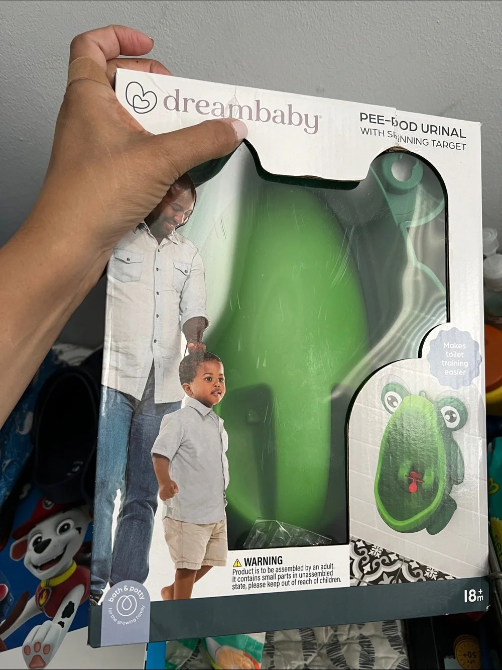 Green Frog Toddler Urinal - Potty Training Aid - opened but never used
